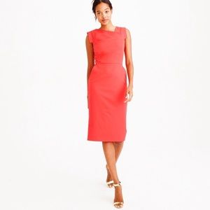 J. Crew Red Promotion Sheath Dress